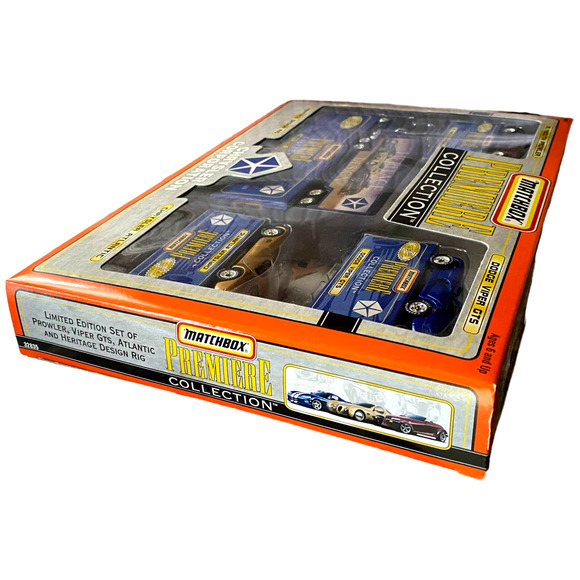 1997 Matchbox Premiere Collection Chrysler Dodge Viper Prowler Atlantic Semi MIB - Picture 12 of 13
